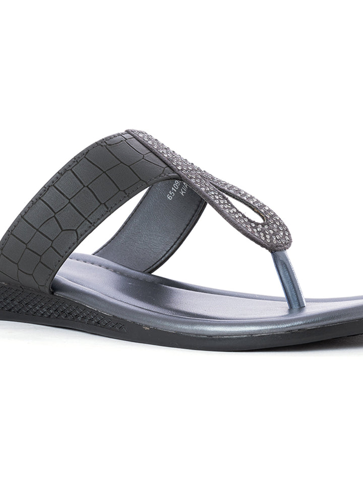 Khadim Flat Slip On Sandal for Women