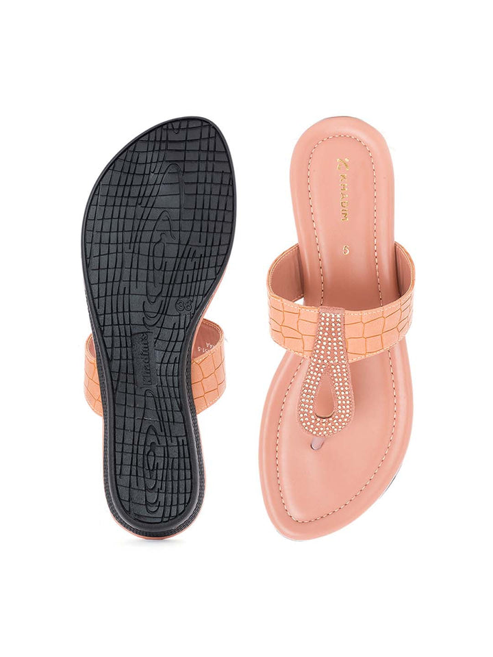 Khadim Flat Slip On Sandal for Women