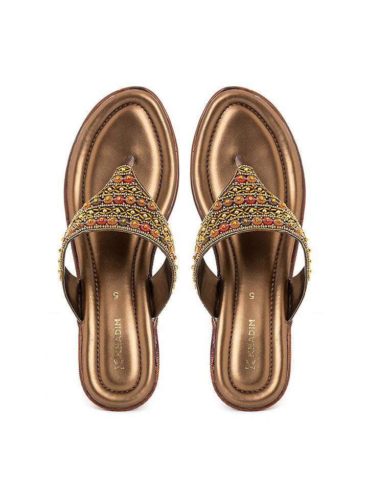 Khadim Wedge Heel Slip On Sandal for Women