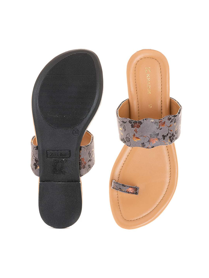 Khadim Flat Slip On Sandal for Women