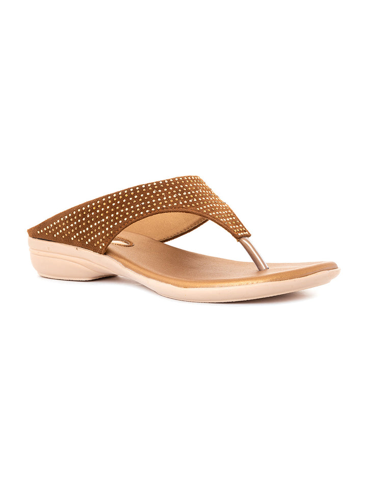 Khadim Flat Slip On Sandal for Women