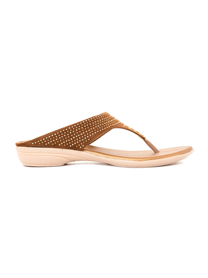 Khadim Flat Slip On Sandal for Women