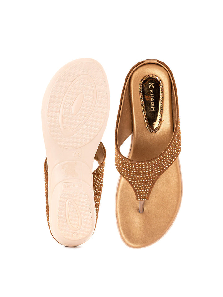 Khadim Flat Slip On Sandal for Women