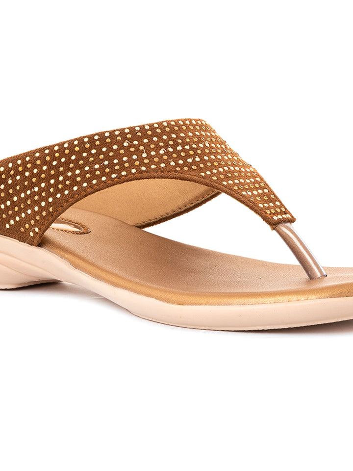 Khadim Flat Slip On Sandal for Women