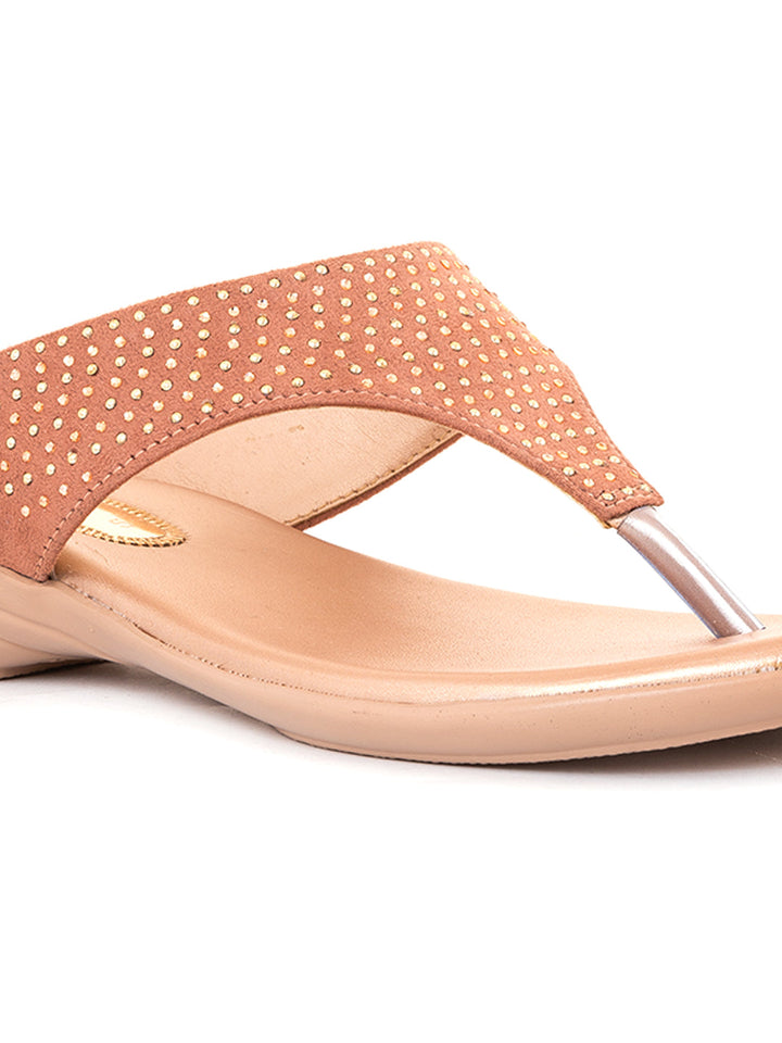 Khadim Flat Slip On Sandal for Women