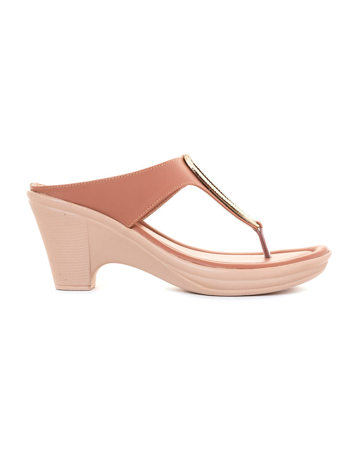 Khadim High Heel Cone Slip On Sandal for Women
