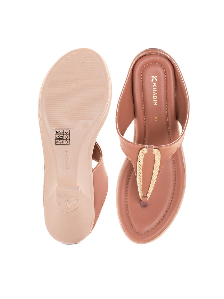 Khadim High Heel Cone Slip On Sandal for Women