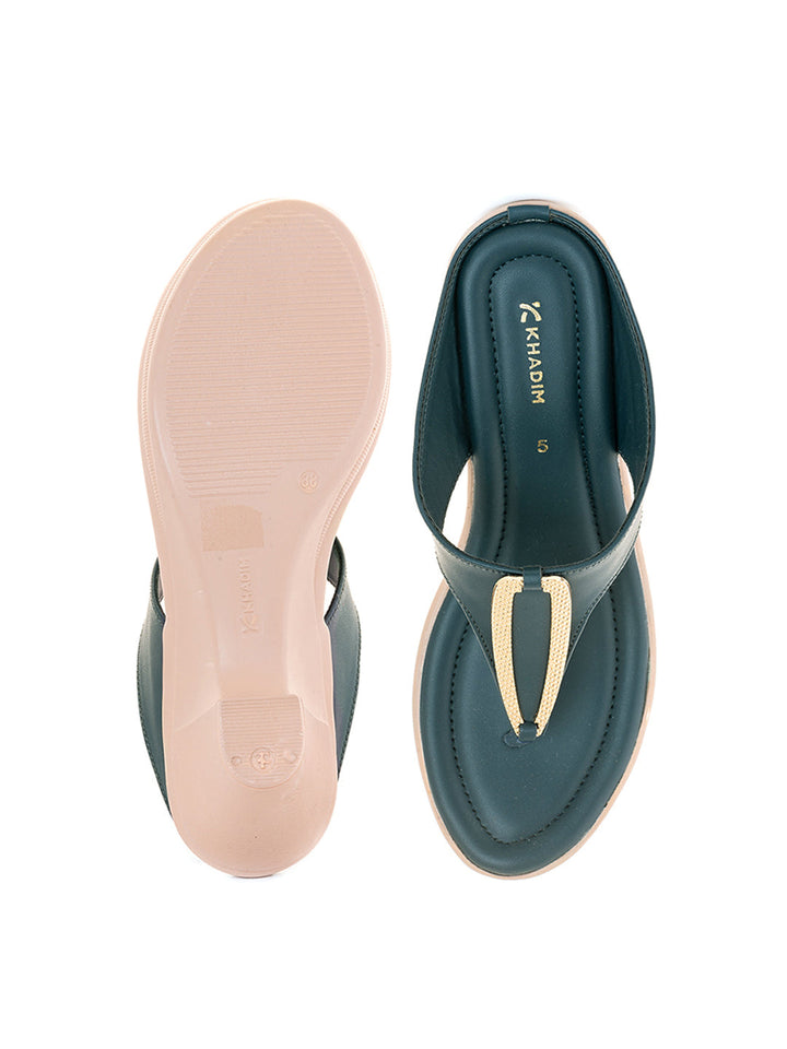 Khadim High Heel Cone Slip On Sandal for Women