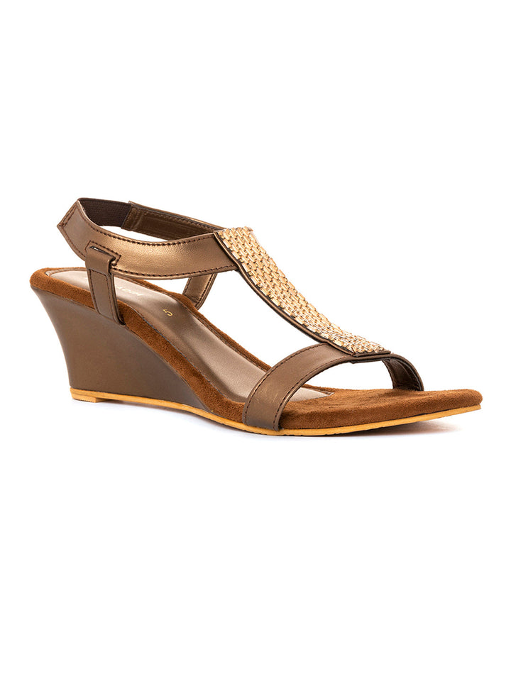 Khadim Wedge Heel Slingback Sandal for Women
