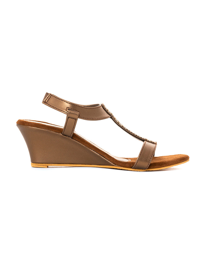 Khadim Wedge Heel Slingback Sandal for Women