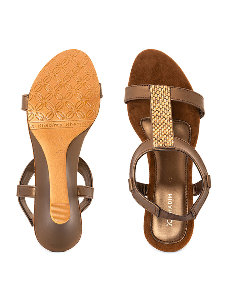 Khadim Wedge Heel Slingback Sandal for Women