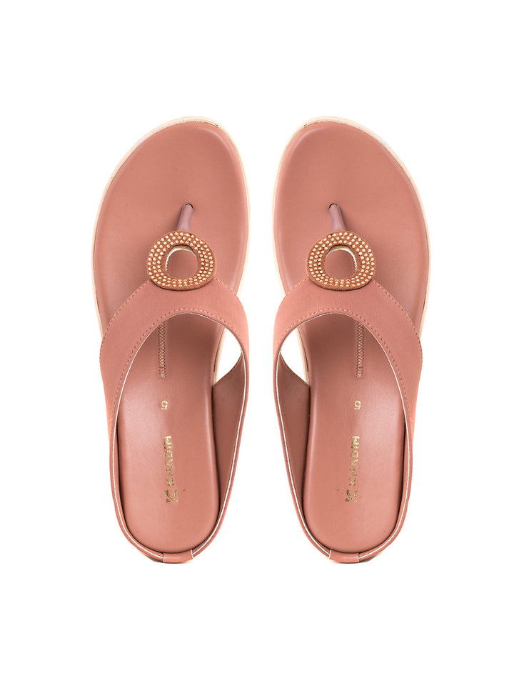 Khadim Wedge Heel Slip On Sandal for Women