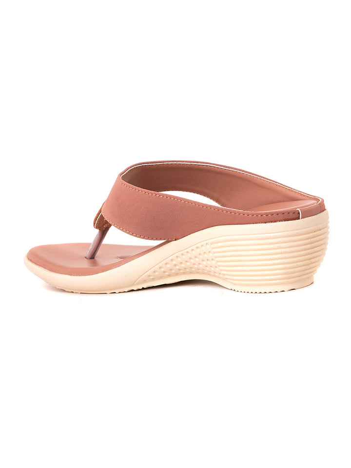 Khadim Wedge Heel Slip On Sandal for Women