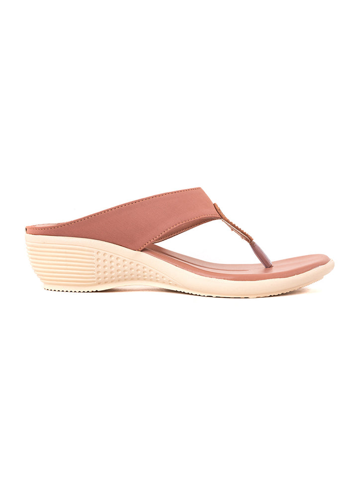 Khadim Wedge Heel Slip On Sandal for Women