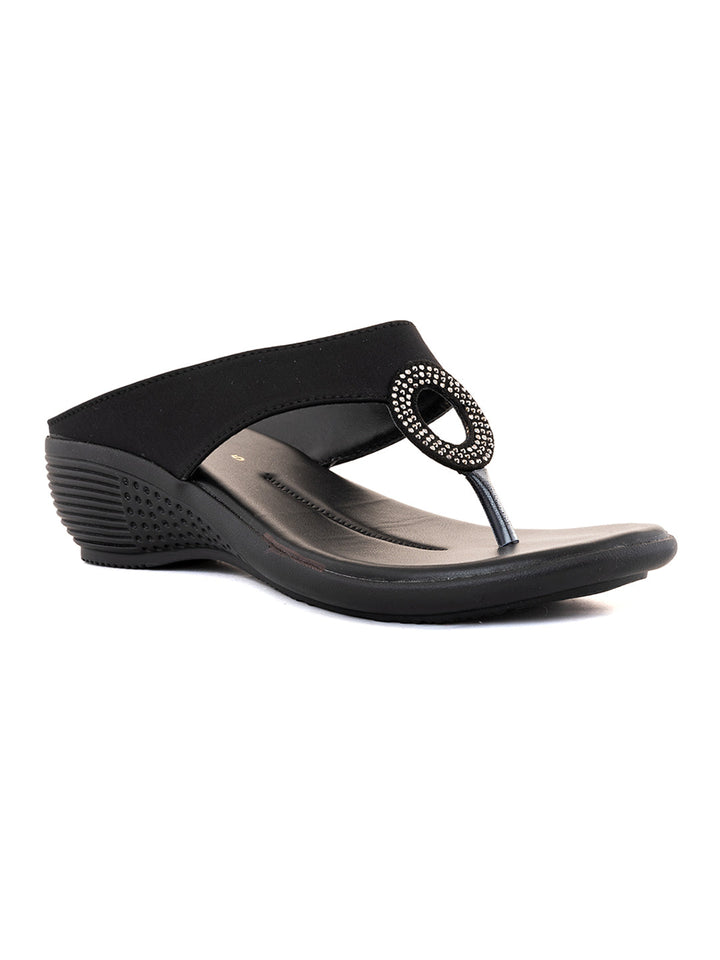 Khadim Wedge Heel Slip On Sandal for Women