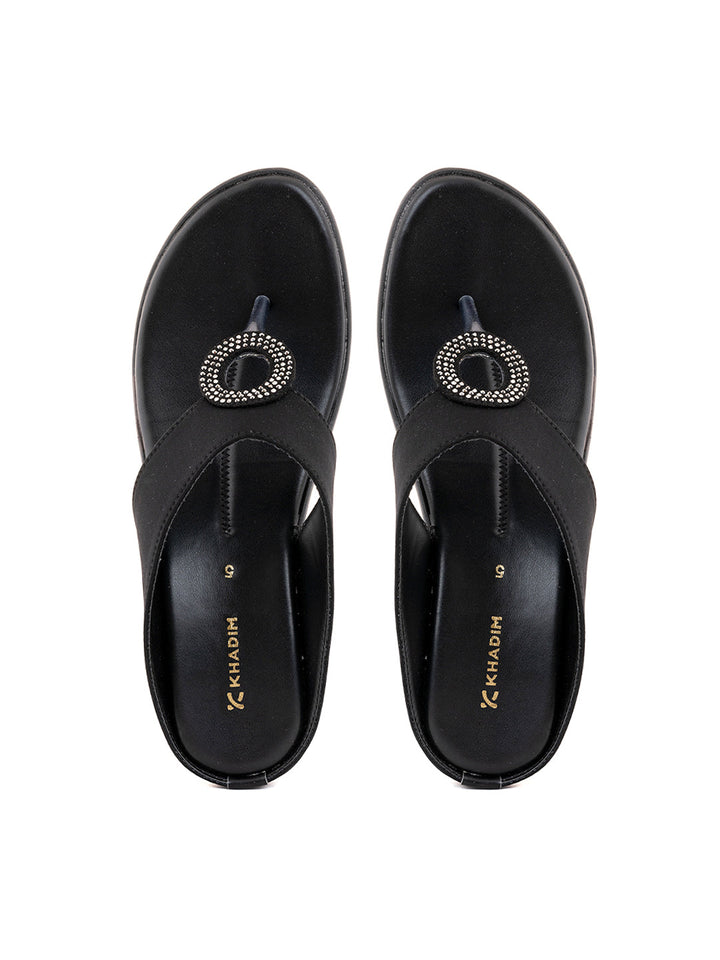 Khadim Wedge Heel Slip On Sandal for Women