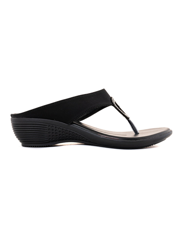 Khadim Wedge Heel Slip On Sandal for Women