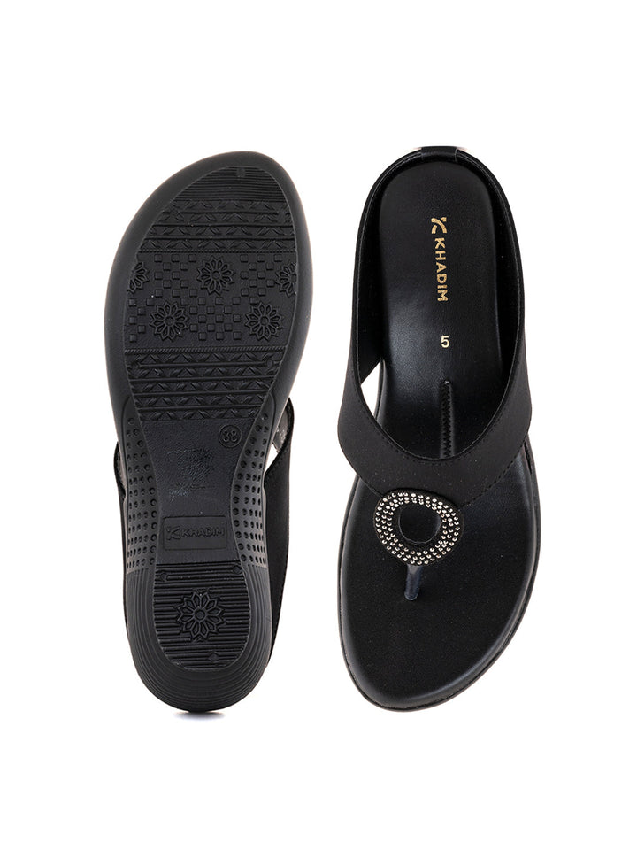 Khadim Wedge Heel Slip On Sandal for Women