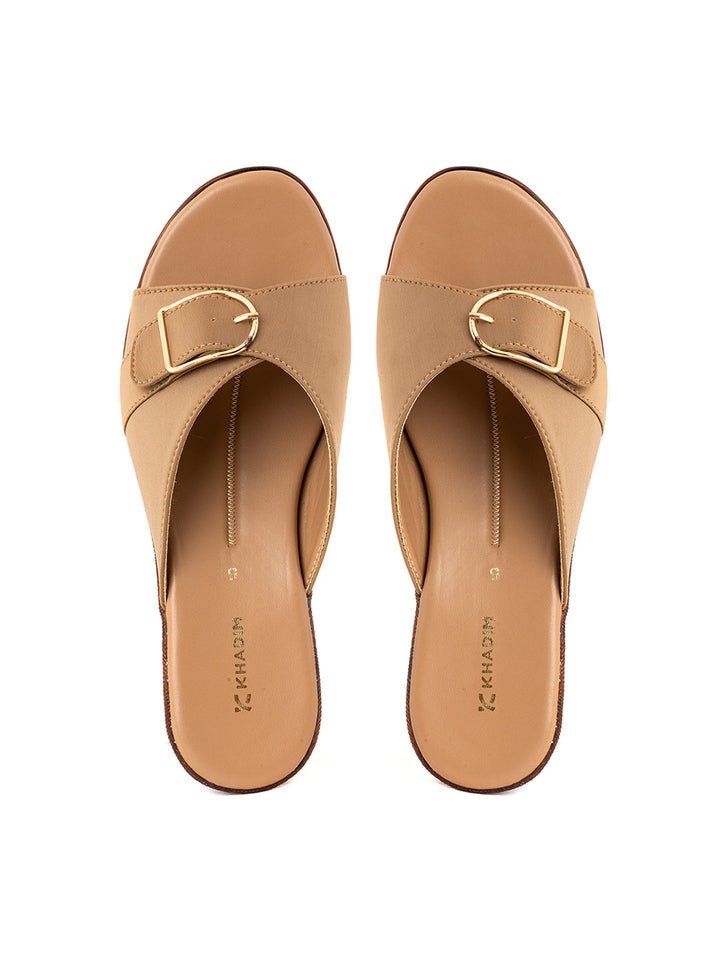 Khadim Wedge Heel Mule Slip On Sandal for Women