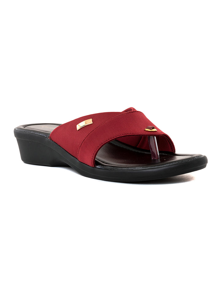 Khadim Wedge Heel Slip On Sandal for Women