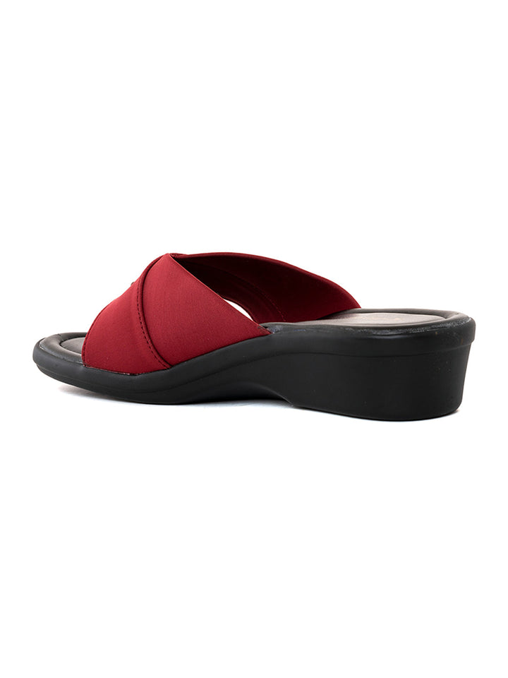Khadim Wedge Heel Slip On Sandal for Women