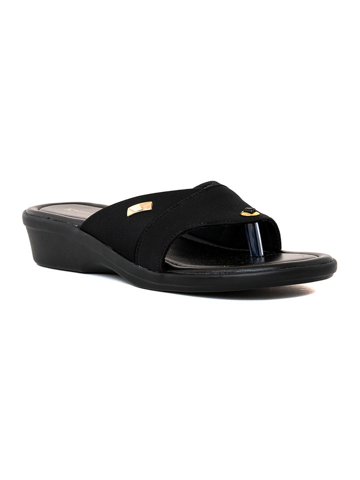 Khadim Wedge Heel Slip On Sandal for Women