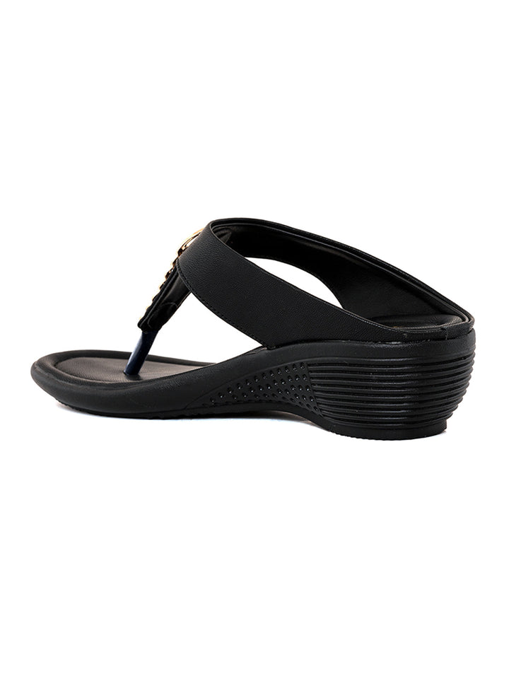 Khadim Wedge Heel Slip On Sandal for Women