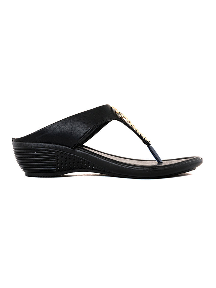 Khadim Wedge Heel Slip On Sandal for Women