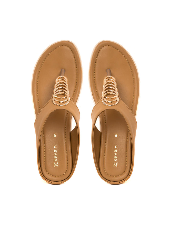 Khadim Wedge Heel Slip On Sandal for Women