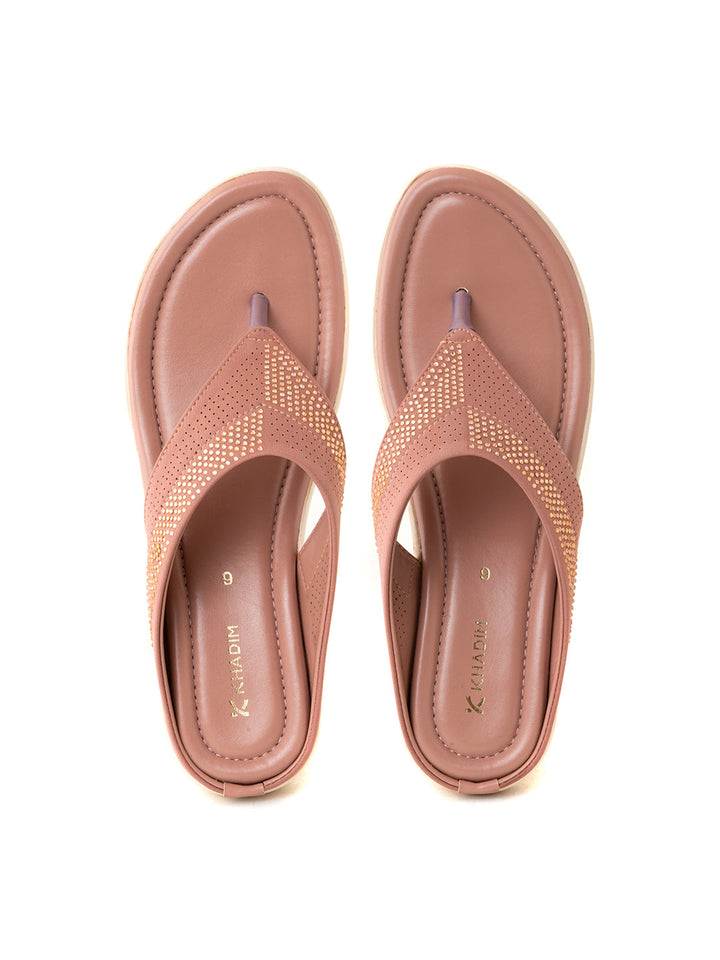 Khadim Wedge Heel Slip On Sandal for Women