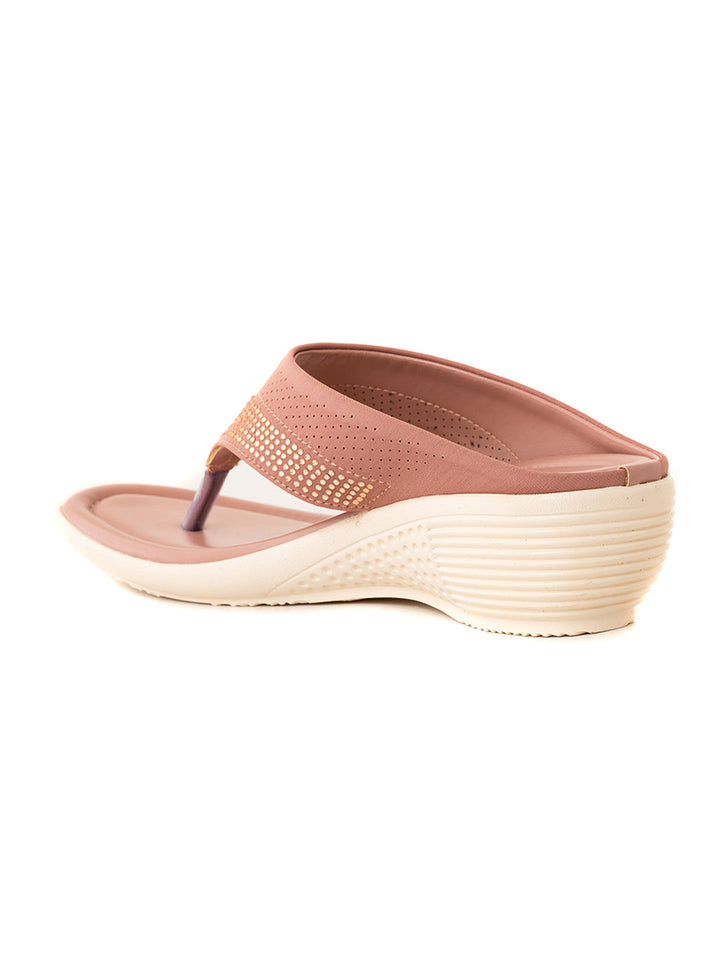 Khadim Wedge Heel Slip On Sandal for Women