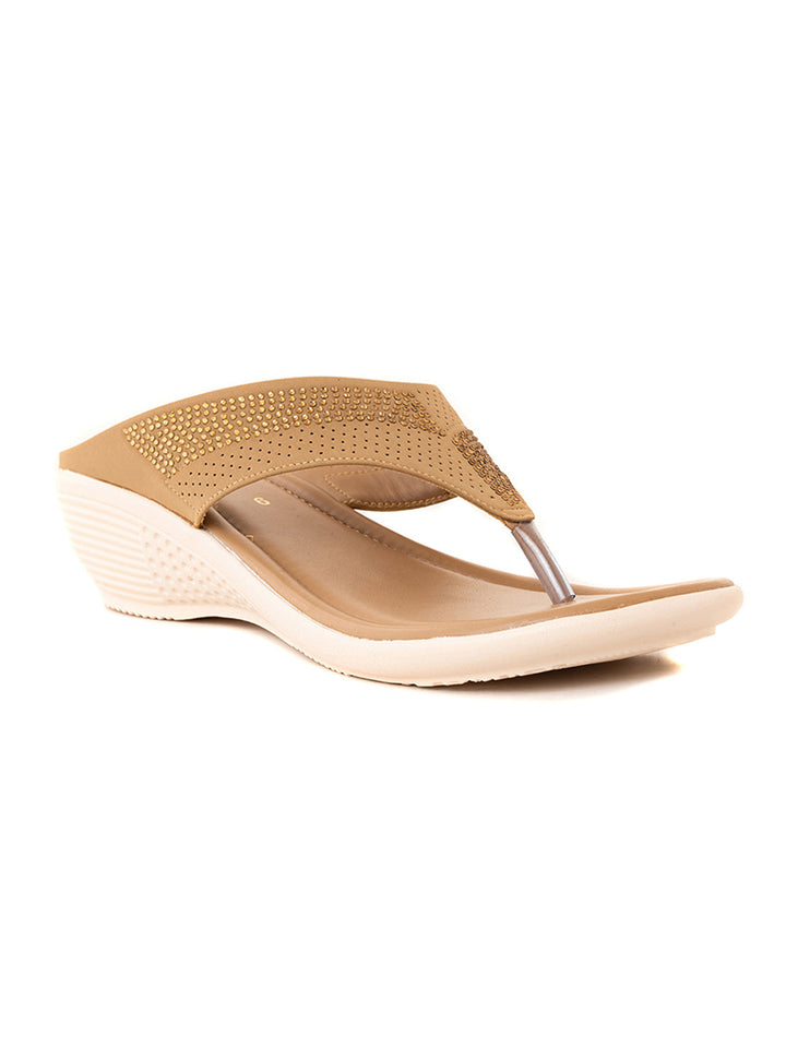 Khadim Wedge Heel Slip On Sandal for Women