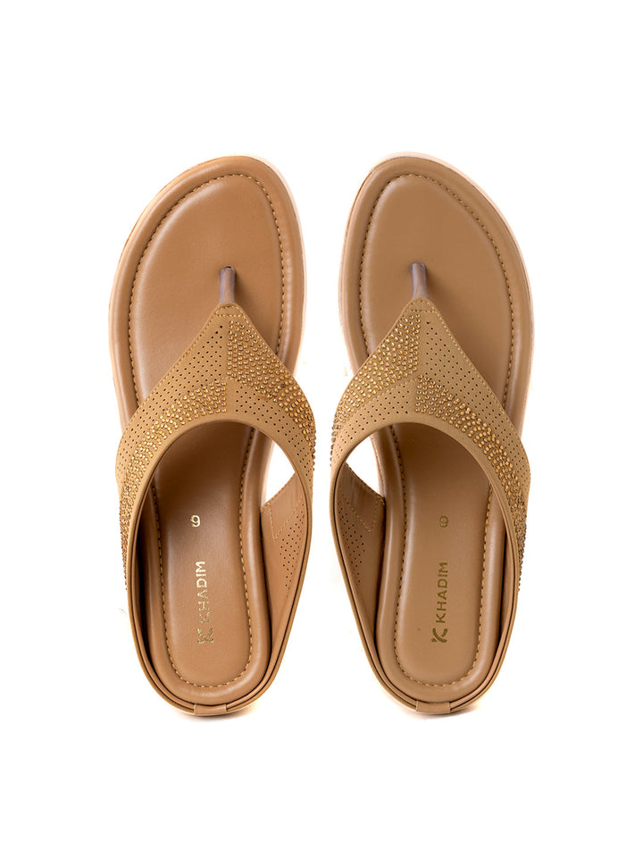 Khadim Wedge Heel Slip On Sandal for Women