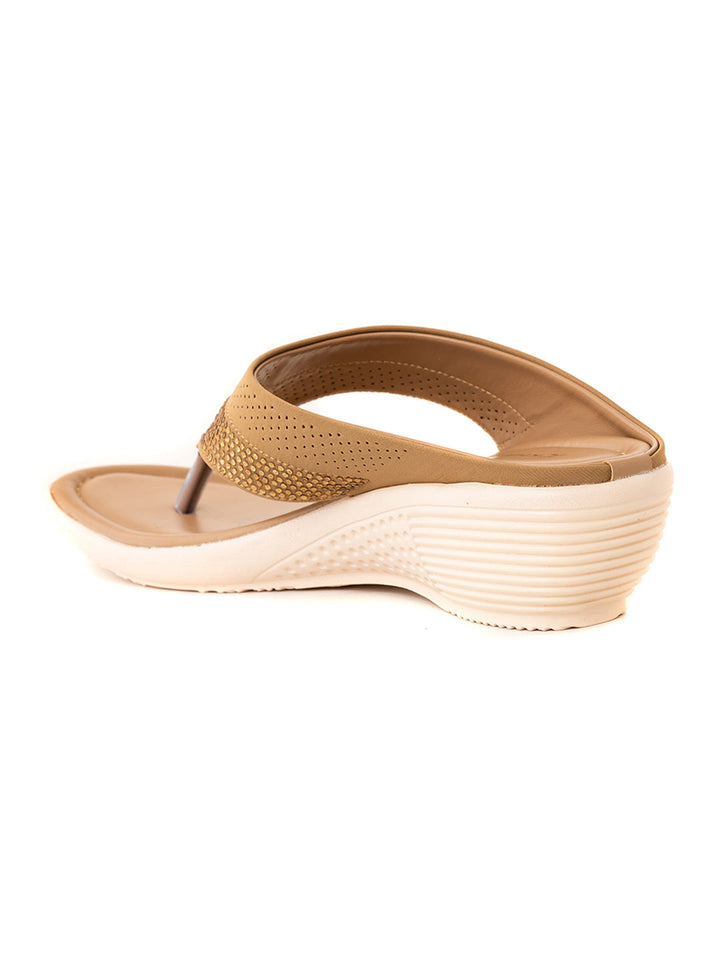 Khadim Wedge Heel Slip On Sandal for Women