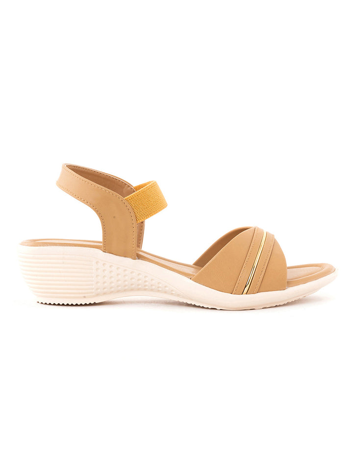 Khadim Wedge Heel Slingback Sandal for Women