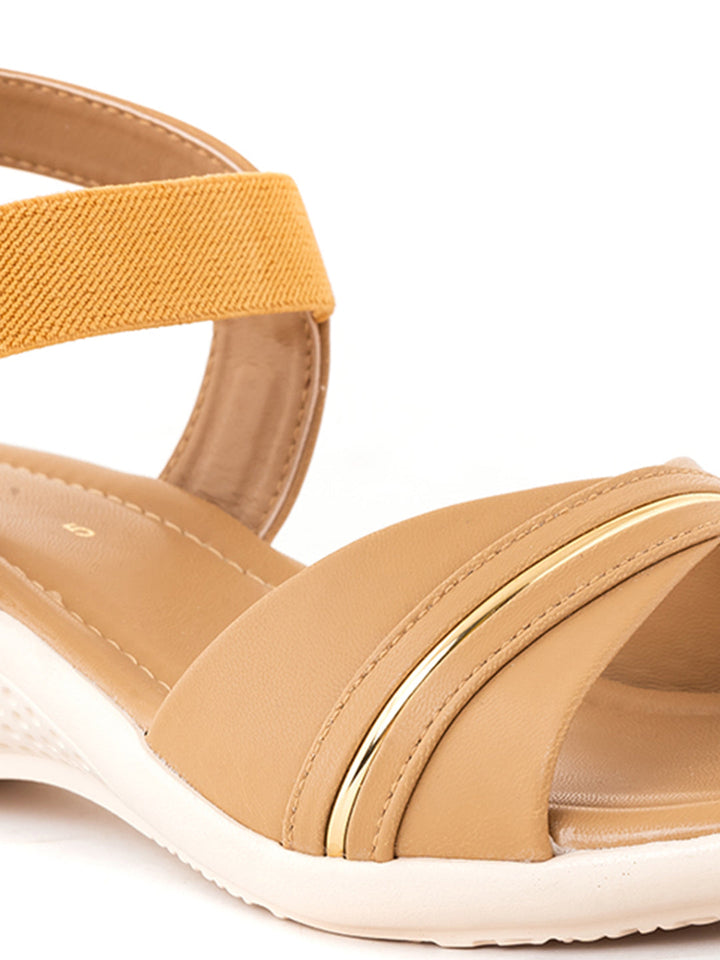 Khadim Wedge Heel Slingback Sandal for Women