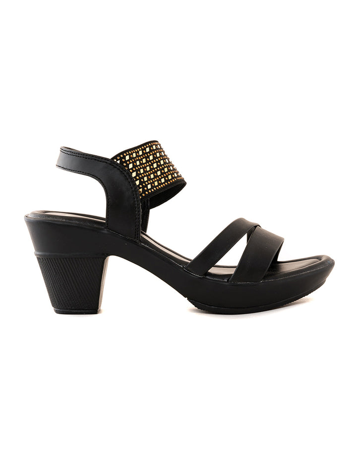 Khadim High Heel Block Slingback Sandal for Women