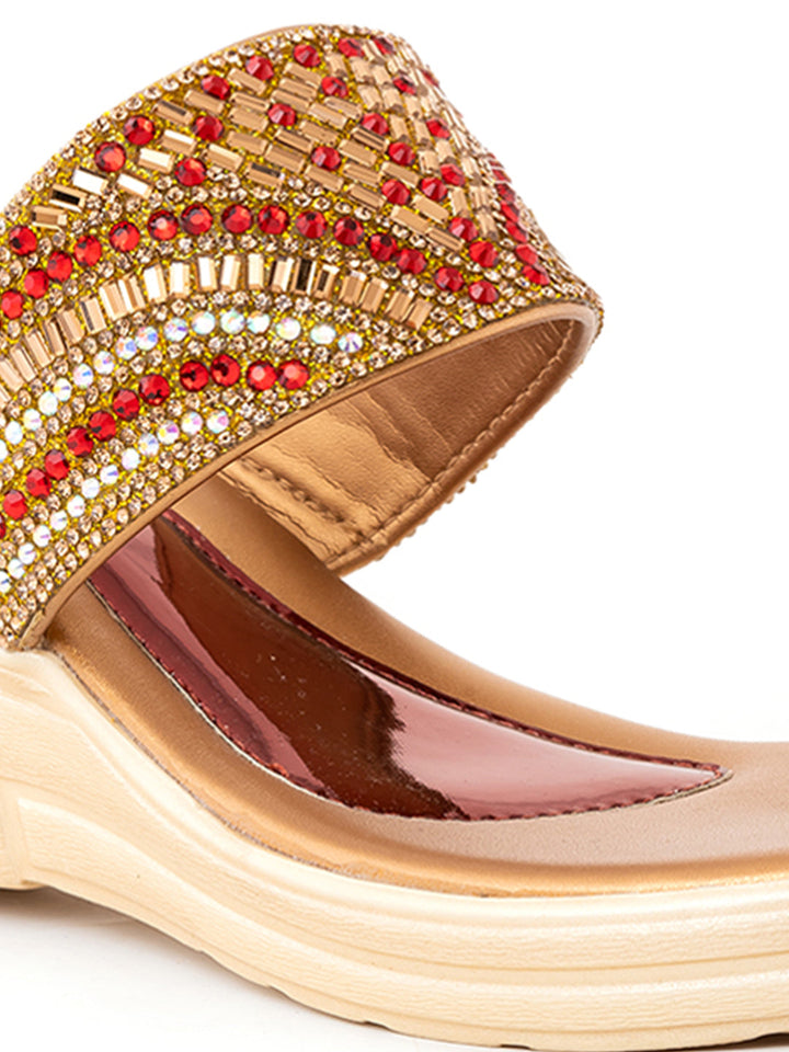 Khadim Wedge Heel Slip On Sandal for Women