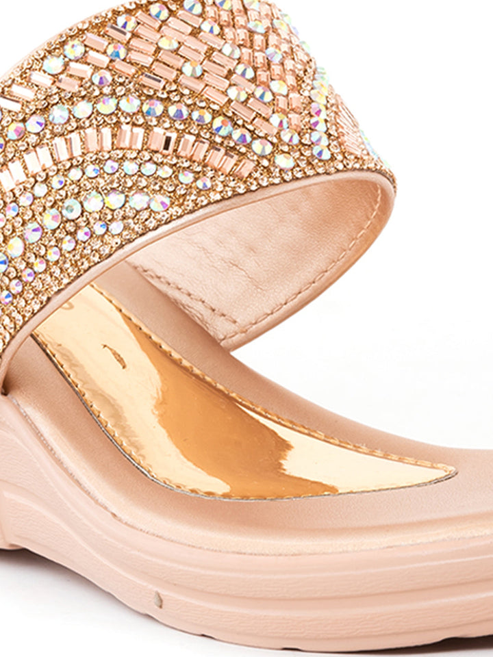 Khadim Wedge Heel Slip On Sandal for Women