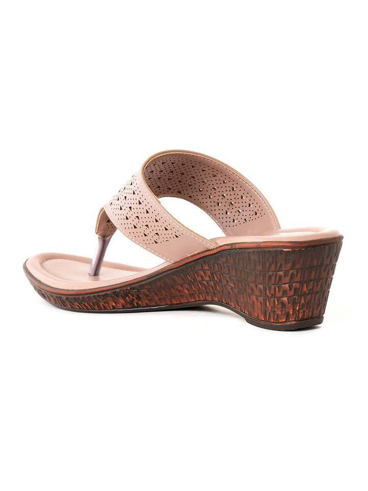 Khadim Sharon Wedge Heel Slip On Sandal for Women