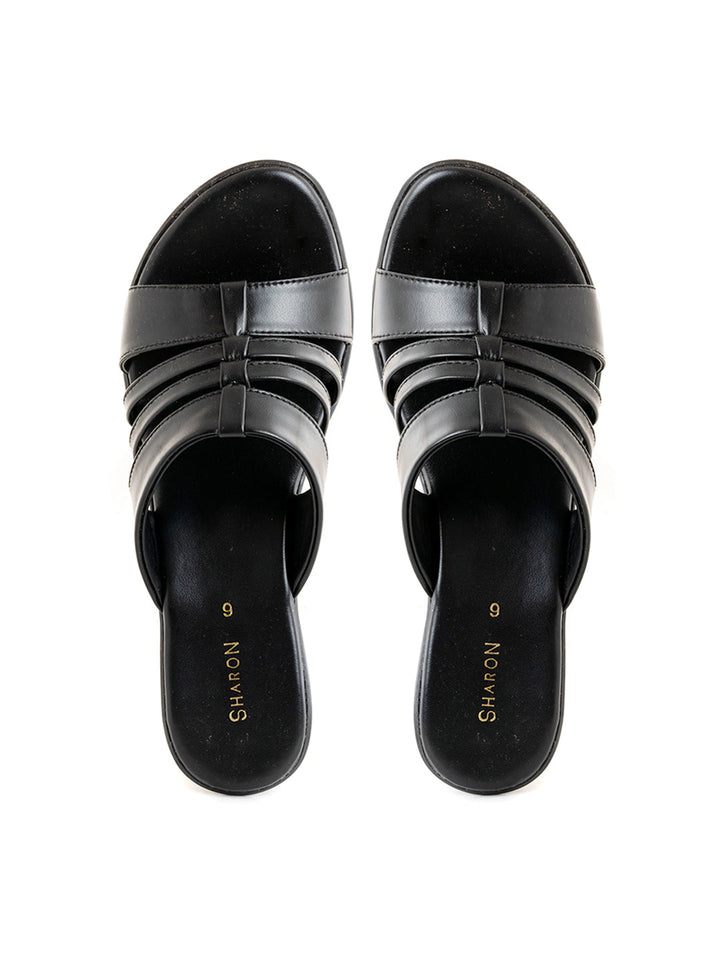 Khadim Sharon Wedge Heel Mule Slip On Sandal for Women