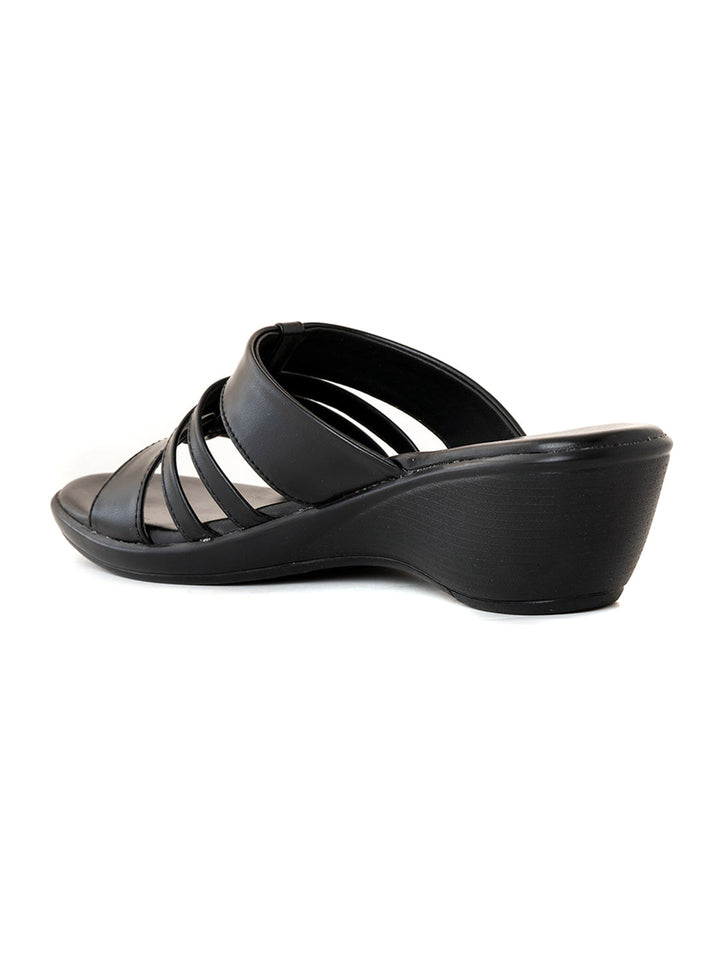 Khadim Sharon Wedge Heel Mule Slip On Sandal for Women