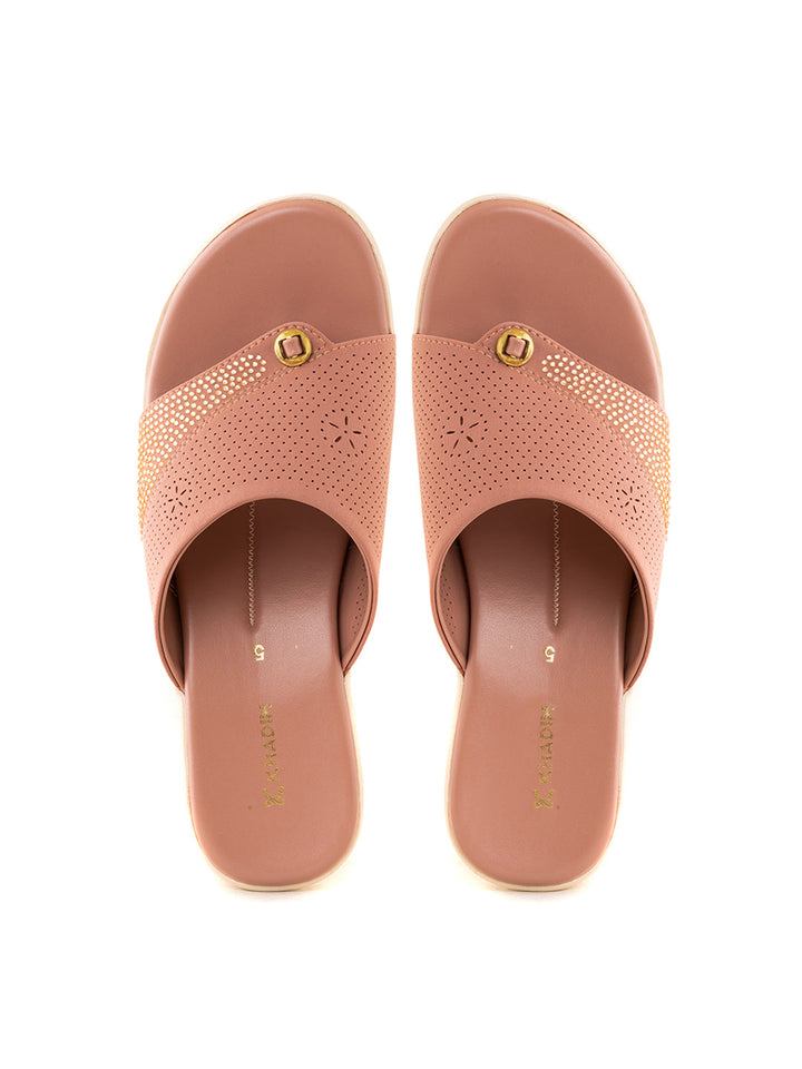 Khadim Wedge Heel Slip On Sandal for Women