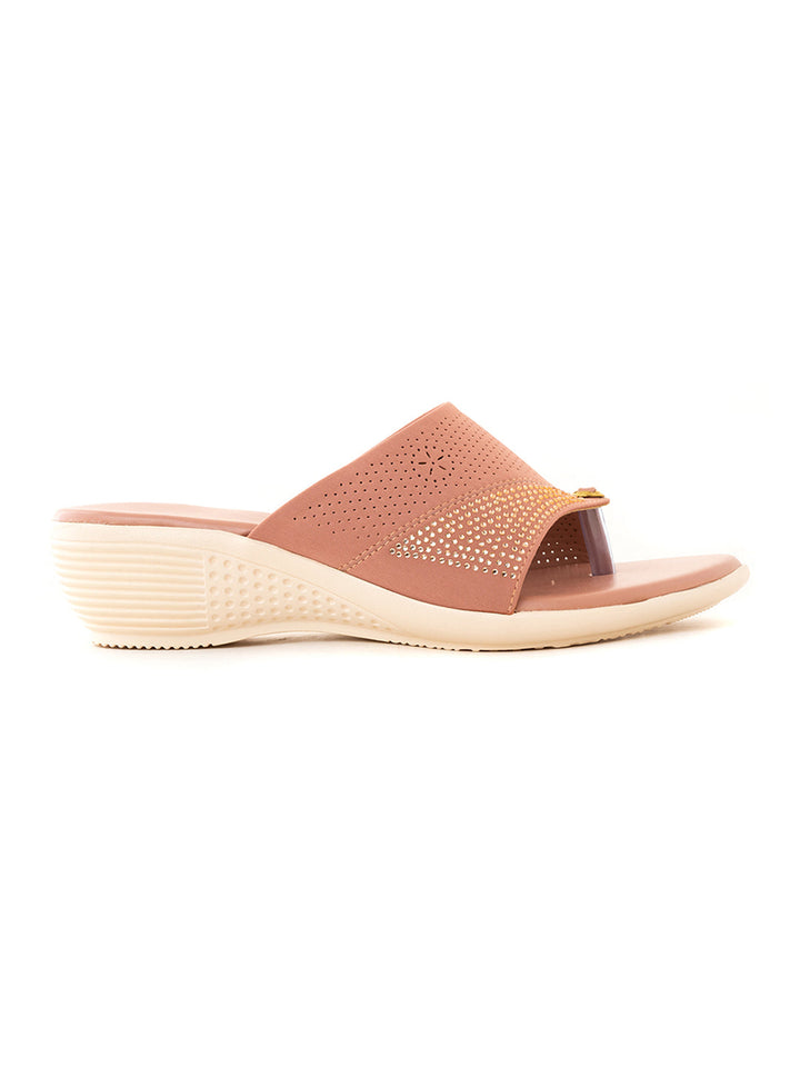 Khadim Wedge Heel Slip On Sandal for Women