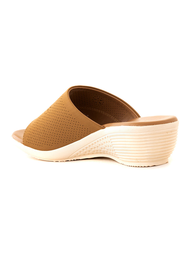 Khadim Wedge Heel Slip On Sandal for Women