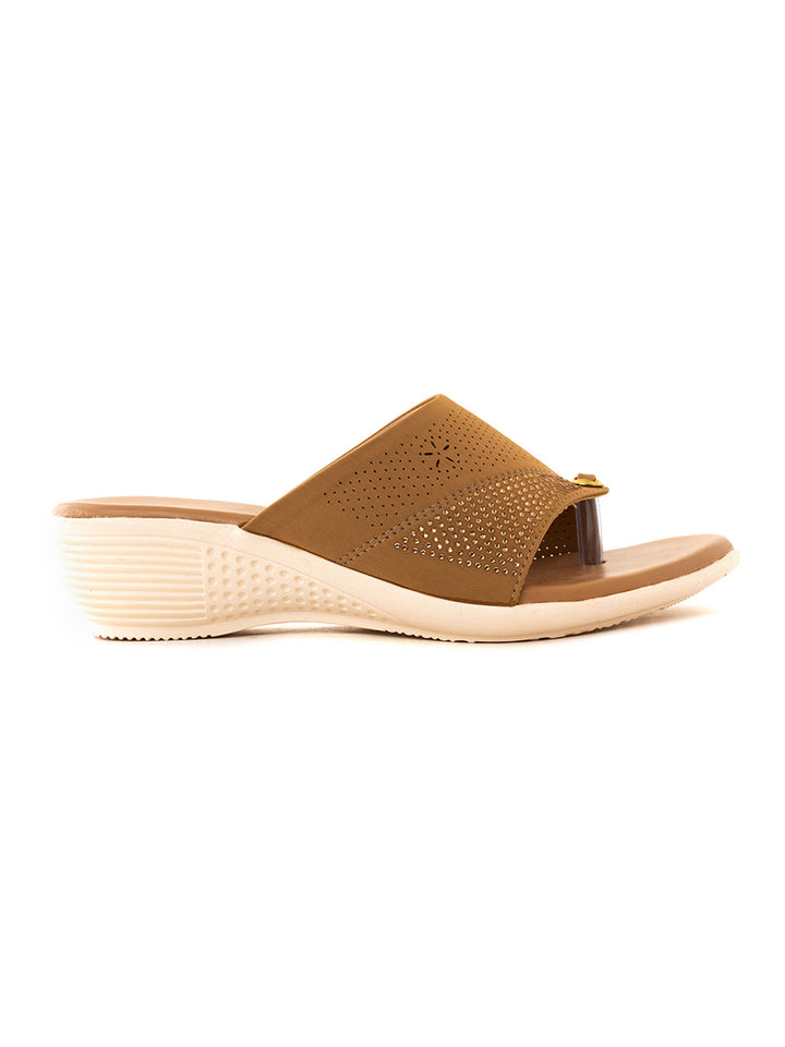 Khadim Wedge Heel Slip On Sandal for Women