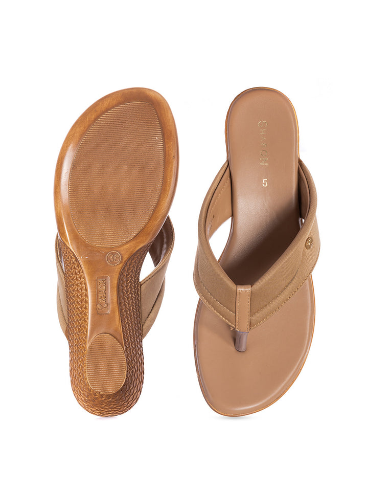 KHADIM Sharon Wedge Heel Slip On Sandal for Women