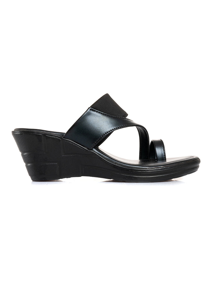 Khadim Wedge Heel Slip On Sandal for Women