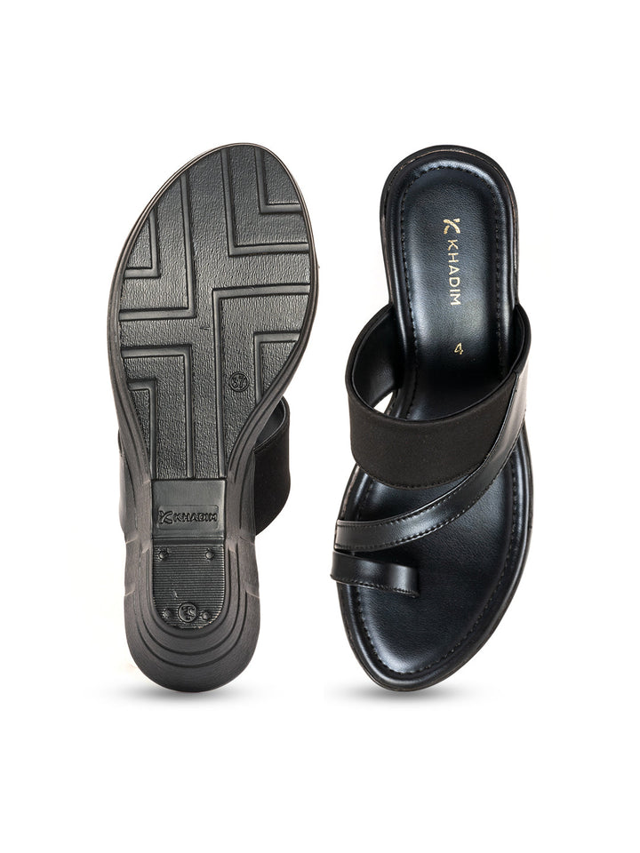Khadim Wedge Heel Slip On Sandal for Women
