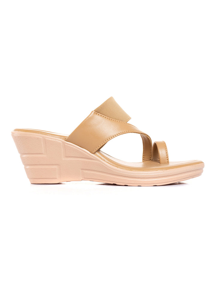 Khadim Wedge Heel Slip On Sandal for Women